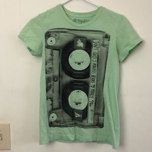 Glamour Kills Mint Graphic Tape Tee